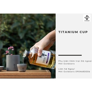 Cốc titanium 2 lớp Glamping NatureHike NH20CJ020