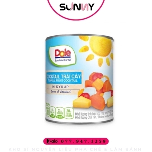 Cocktail trái cây nhiệt đới Dole lon 836g