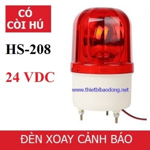 Còi + Đèn chớp báo động có dây GSK HS-208