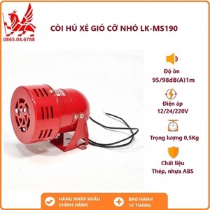 Còi hú báo động motor LK-MS190