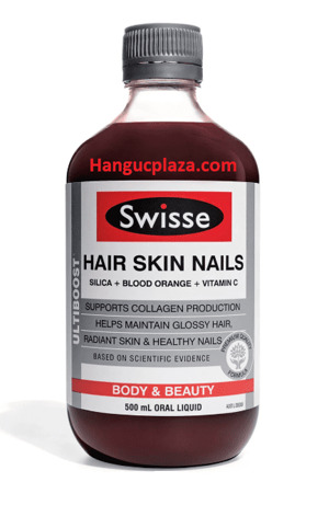 Collagen dạng nước Swisse Ultiboost Hair Skin Nails 500ml