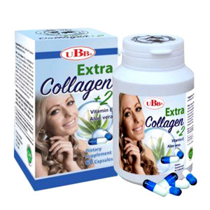 Collagen extra UBB hỗ trợ tăng tính đàn hồi cho da làm giảm nếp nhăn