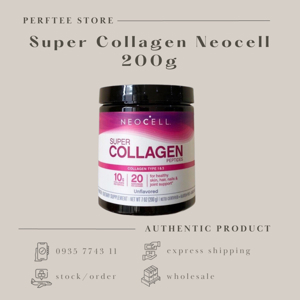 Bột Super Collagen Neocell type 1&3 dạng bột hàm lượng cao 6.600mg, 198g