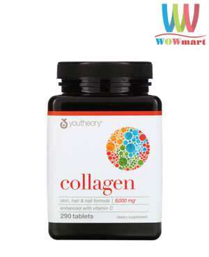 Viên uống đẹp da Youtheory Collagen Advanced Type 1,2 & 3 290 viên