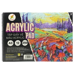 Hộp 12 tuýp màu vẽ Acrylic Colormate 440