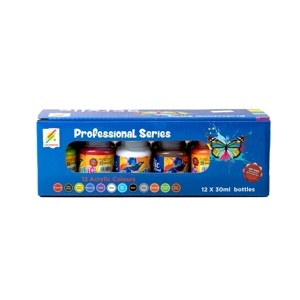 Hộp 12 tuýp màu vẽ Acrylic Colormate 440