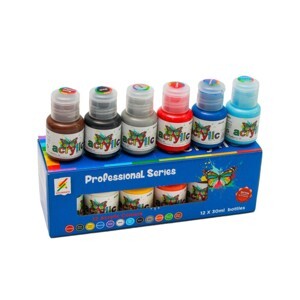Hộp 12 tuýp màu vẽ Acrylic Colormate 440