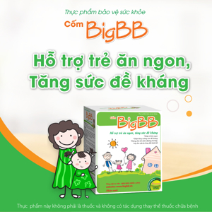 Cốm Big BB xanh Giúp trẻ ăn ngon ,tăng sức đề kháng