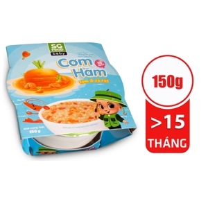 Cơm hầm tôm và cà rốt SG Food 150g