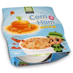 Cơm hầm tôm và cà rốt SG Food 150g