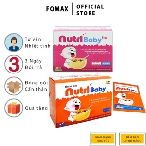 Cốm Vi Sinh Nutribaby, Hộp 20 gói x 3g - Giúp Trẻ Ăn Ngon Tăng Cường Sức Đề Kháng