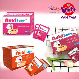 Cốm Vi Sinh Nutribaby, Hộp 20 gói x 3g - Giúp Trẻ Ăn Ngon Tăng Cường Sức Đề Kháng