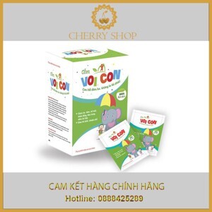 Cốm voi con (hộp 80 gói) - giảm nhanh sổ mũi, đau họng, ho đàm