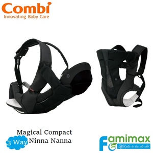 Địu em bé Combi Nina 3 cách - màu 114239/ 113307