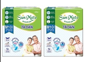 Combo 2 gói tã người già, bệnh nhân Sunmate M10