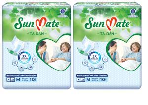 Combo 2 gói tã người già, bệnh nhân Sunmate M10