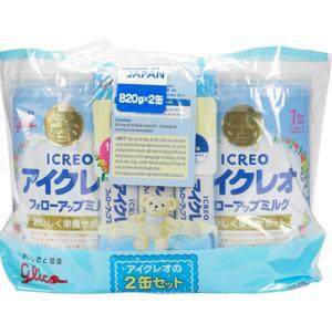 Combo 2 lon sữa bột Glico Icreo số 1 (820g)