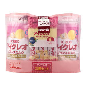 Combo 2 lon sữa bột Glico Icreo số 0 (800g)