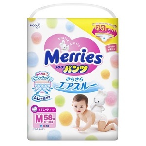 Combo 2 túi Tã-bỉm quần Merries M58