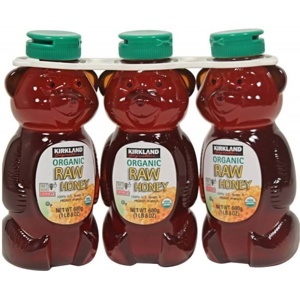 Bộ 3 chai mật ong Kirkland Signature Honey Bear 680g