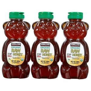 Bộ 3 chai mật ong Kirkland Signature Honey Bear 680g