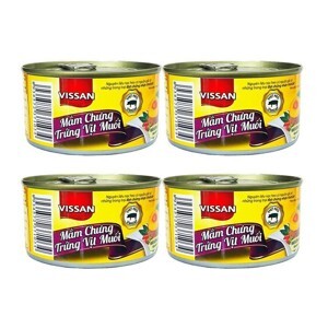 Combo 4 mắm chưng trứng vịt muối vissan 200g