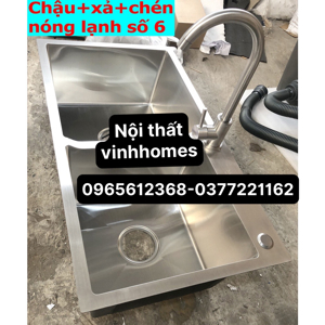 Combo 4 Sản Phẩm Chậu Rửa Chén Bát INOX 304 N7-8245