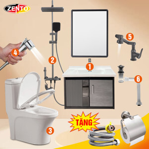 Combo 6 thiết bị vệ sinh Zento BS03