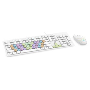 Combo bàn phím và chuột có dây Forfer G9500p + Miếng lót silicon cho phím