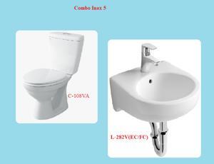 Combo bồn cầu inax C-108VA + L-282V