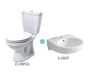 Combo bồn cầu inax C-108VA + L-282V