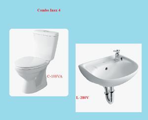 Combo bồn cầu inax C-108VA + L-280V