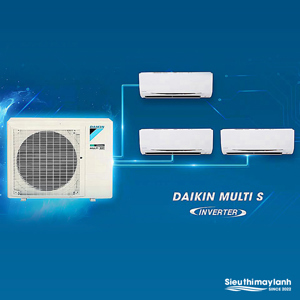 Điều hòa Daikin Inverter 1 chiều MKC70SVMV/CTKC25RVMV + CTKC25RVMV+CTKC25RVMV gas R-32