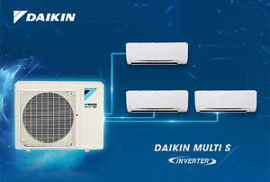 Điều hòa Daikin Inverter 1 chiều MKC70SVMV/CTKC25RVMV + CTKC25RVMV+CTKC25RVMV gas R-32