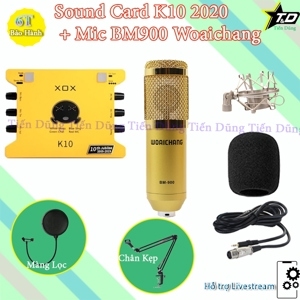 Combo micro Ami BM-900 + Soundcard XOX K10