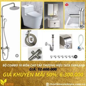 Combo phòng tắm Hàn Quốc CB11