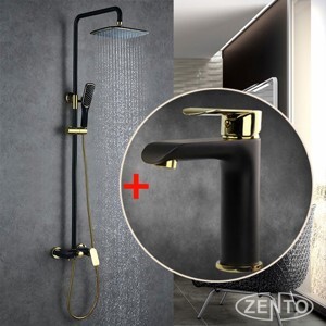 Combo sen cây, vòi lavabo Vintage B-G Zento KM105