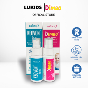 Combo Tăng chiều cao cho trẻ Dimao Vitamin D3 + Keovon Vitamin K2