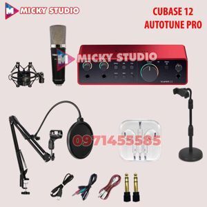 Bộ thu âm Focusrite 2i2 Gen3 + Micro Takstar PC K600