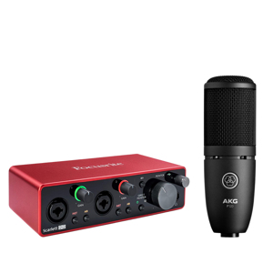 Bộ thu âm Focusrite 2i2 Gen3 + Micro AKG P120