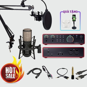 Bộ thu âm Focusrite 2i2 Gen3 + Micro AKG P420