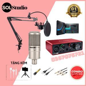 Bộ thu âm Focusrite Solo Gen 3 +  Micro Takstar PC K200