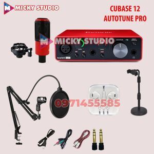 Bộ thu âm Focusrite Solo Gen 3 +  Micro Takstar PC K320