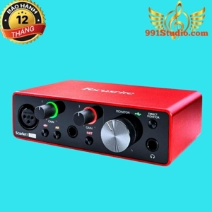 Bộ thu âm Focusrite Solo Gen 3 +  Micro Technica AT2020