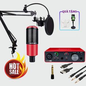 Bộ thu âm Focusrite Solo Gen 3 +  Micro Takstar PC K320