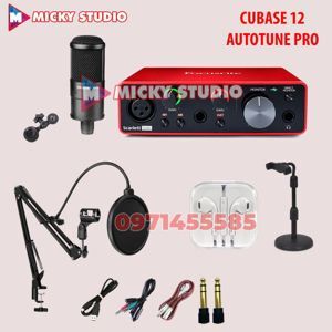 Bộ thu âm Focusrite Solo Gen 3 +  Micro Takstar SM8B