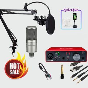 Bộ thu âm Focusrite Solo Gen 3 +  Micro Takstar SM8B