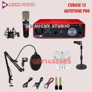 Bộ thu âm Focusrite Solo Gen 3 +  Micro Takstar PC K600