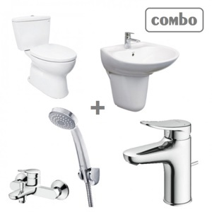 Combo TOTO 1 Bộ CS300DT3Y1 + LHT300CR + TLS04301V + TBS04302V + DGH104ZR