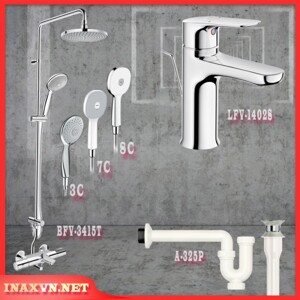 Combo Vòi chậu + Sen tắm LFV-1402S+BFV-3415T